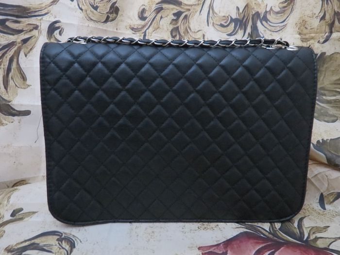 🖤 Sac bandoulière GLO Si&Si noir matelassé – grand format & ultra chic 🖤 - photo numéro 7