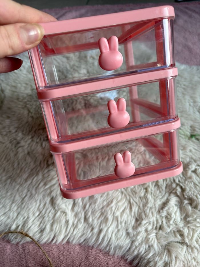 🫶🏼 Deux magnifiques boîtes à tiroirs petit lapin - photo numéro 3