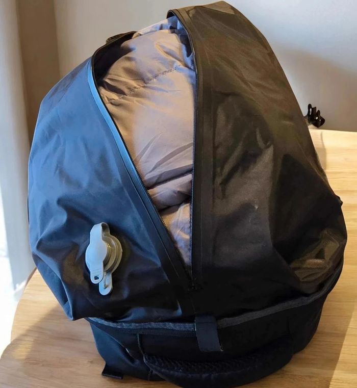 Sac à dos cabine compression 40×25×20 NEUF Compatible Ryanair/EasyJet - Bagage à main sous vide KAKI - photo numéro 2