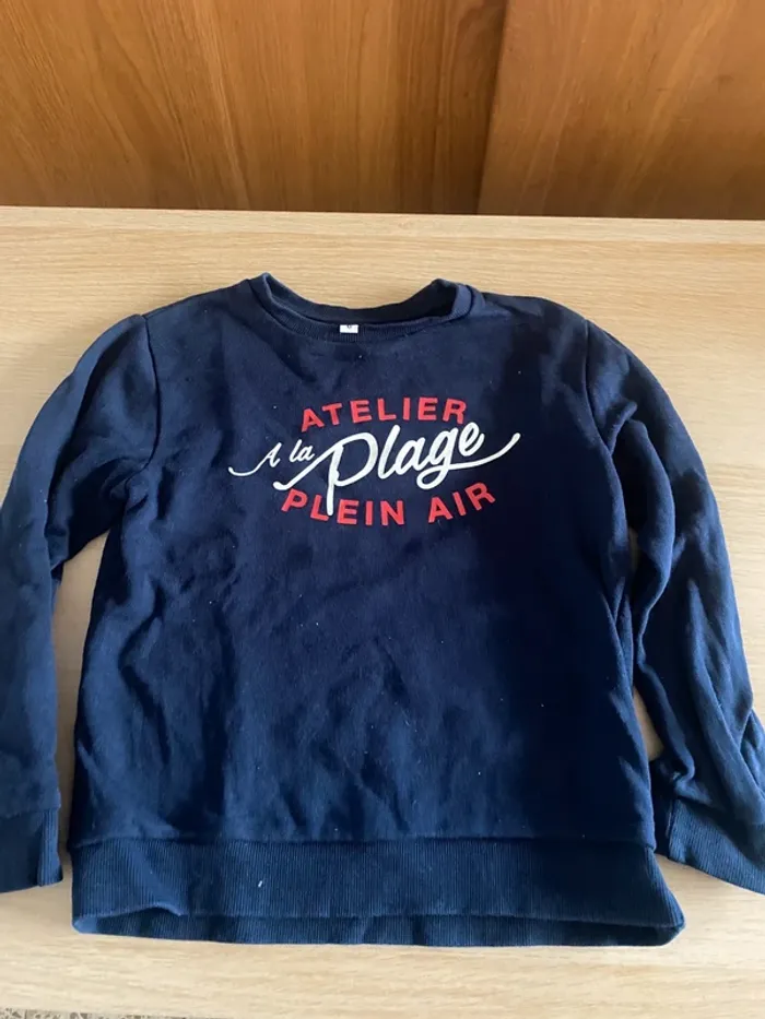 Pull 6 ans garçon cyrillus plage bleu hiver atelier plein air