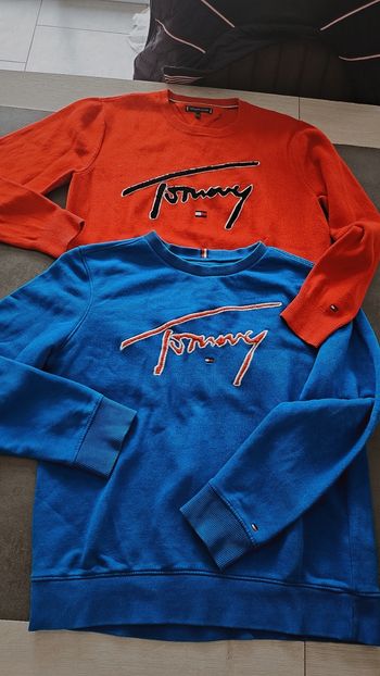 Lot de 2 pulls tommy hilfiger 14 ans garçon