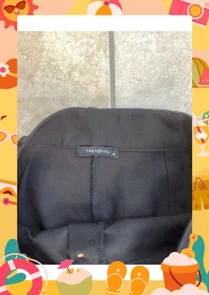 Pantalon classique ajusté noir 36 Trendyol - photo numéro 4