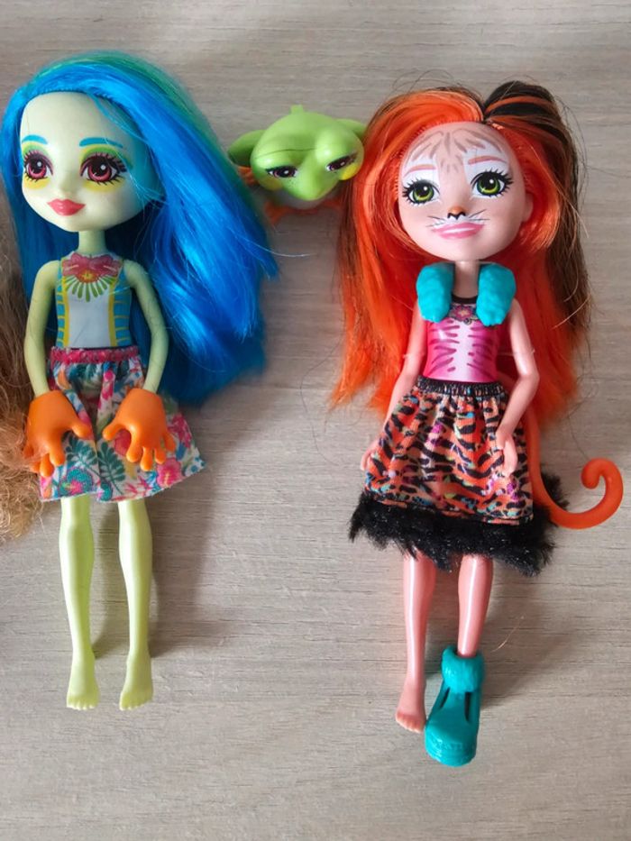 Lot de 5 poupées Enchantimals - Mattel - photo numéro 4