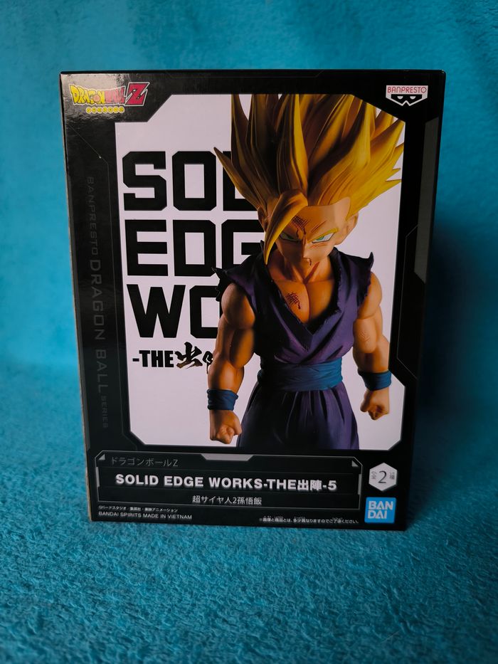 Figurine Dragon Ball Z - Son Gohan Super Saiyan 2 – Solid Edge Works – Lot A – Officielle Japon