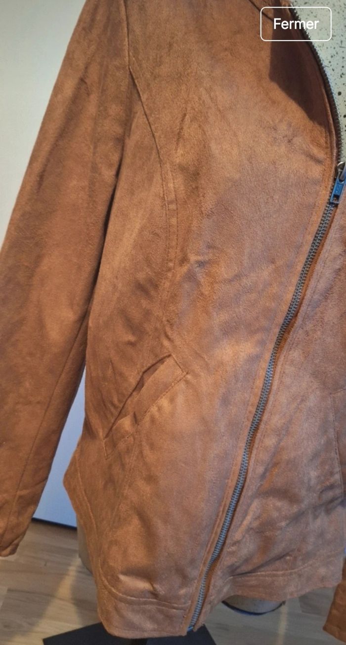 Veste effet daim - photo numéro 3