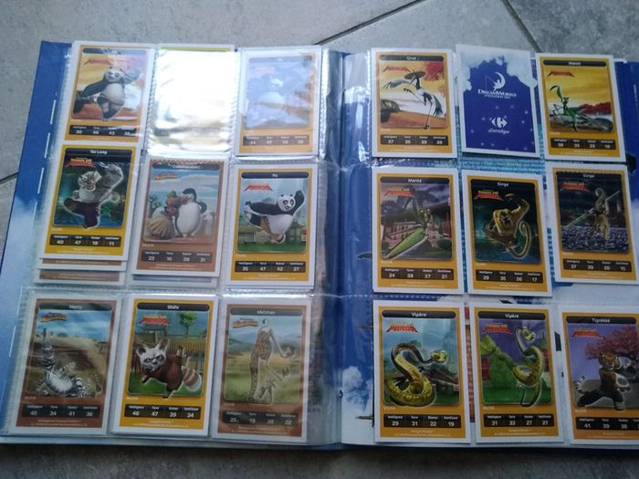 Collector de cartes Carrefour Shrek, Kung fu panda - photo numéro 3