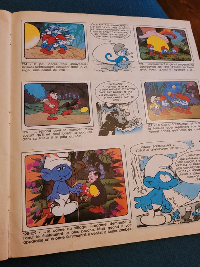 Album Panini ancien complet Les Schtroumpfs livre stickers autocollants collection - photo numéro 9