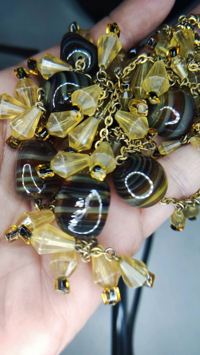 Magnifique collier vintage inspiration 70's - photo numéro 7