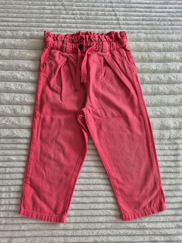 6 pantalons/joggings/leggings fille 18 mois - photo numéro 10