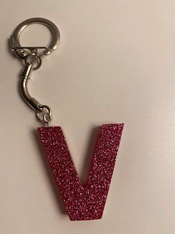 Porte clé lettre V