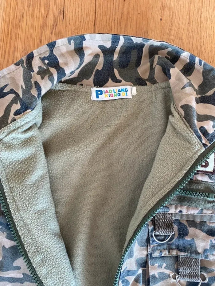 Veste doublée motif militaire - photo numéro 3