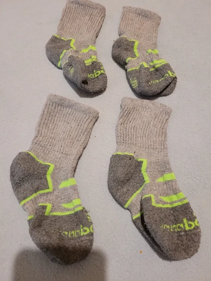 Lot 2 paires chaussettes taille 27/30