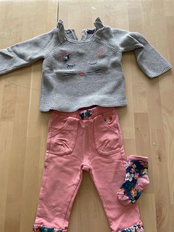 Ensemble fille sergent major 12 mois