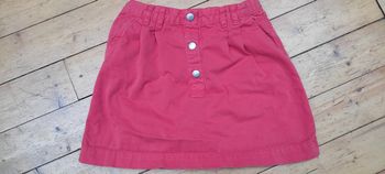 Jupe petit bateau 10 ans rouge corail