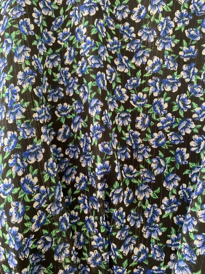 Blouse fluide fleurie Zara taille L - photo numéro 7