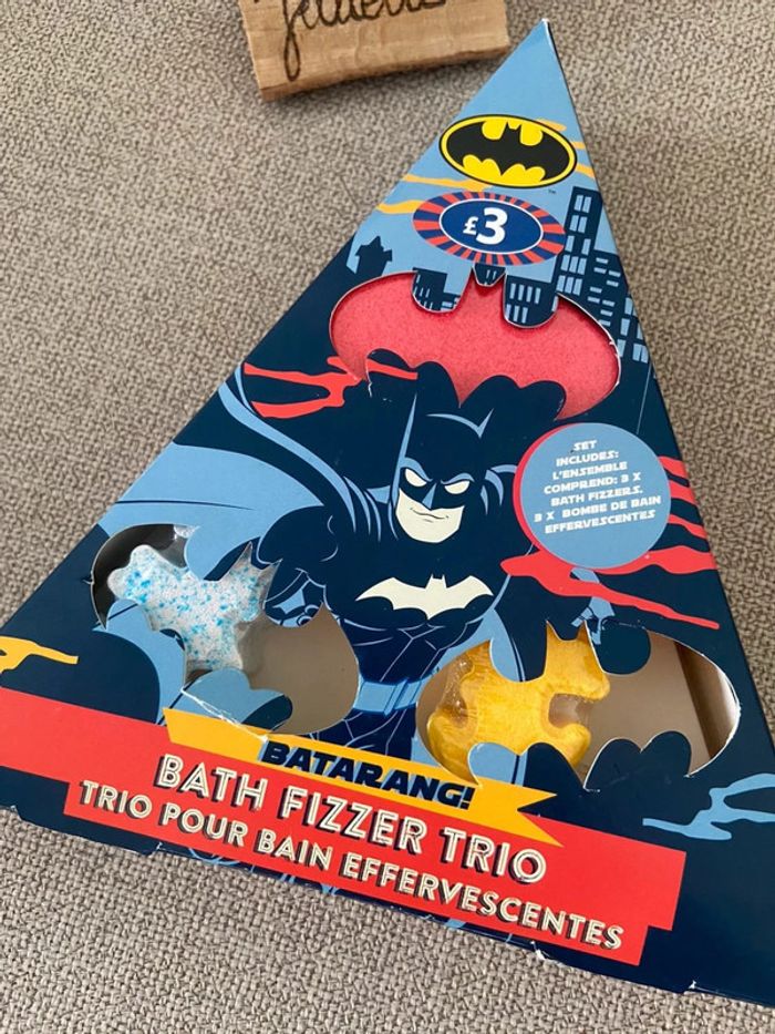 Trio Boules de Bain Effervescente Batman Neuf, jamais utilisé - photo numéro 2