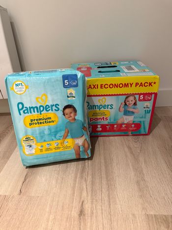 Couches pampers premium protection Taille 5