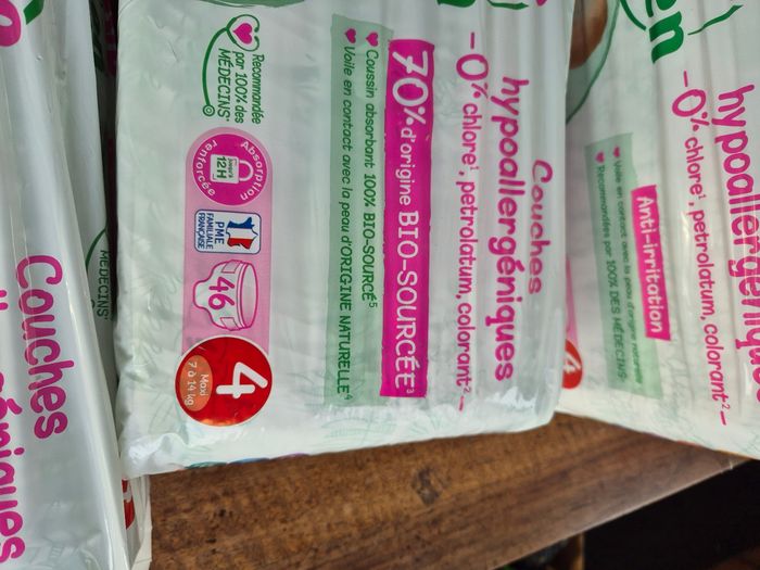 Couche taille 4 Love green : 184 couches (4×46) - photo numéro 2