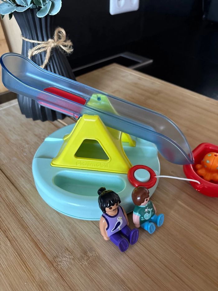 Playmobil 1.2.3 Aqua îlot avec toboggan - photo numéro 4