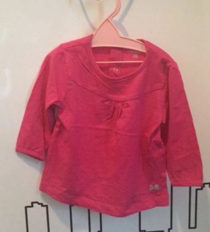 Tee-shirt à manches longues bébé fille 12 mois - photo numéro 8
