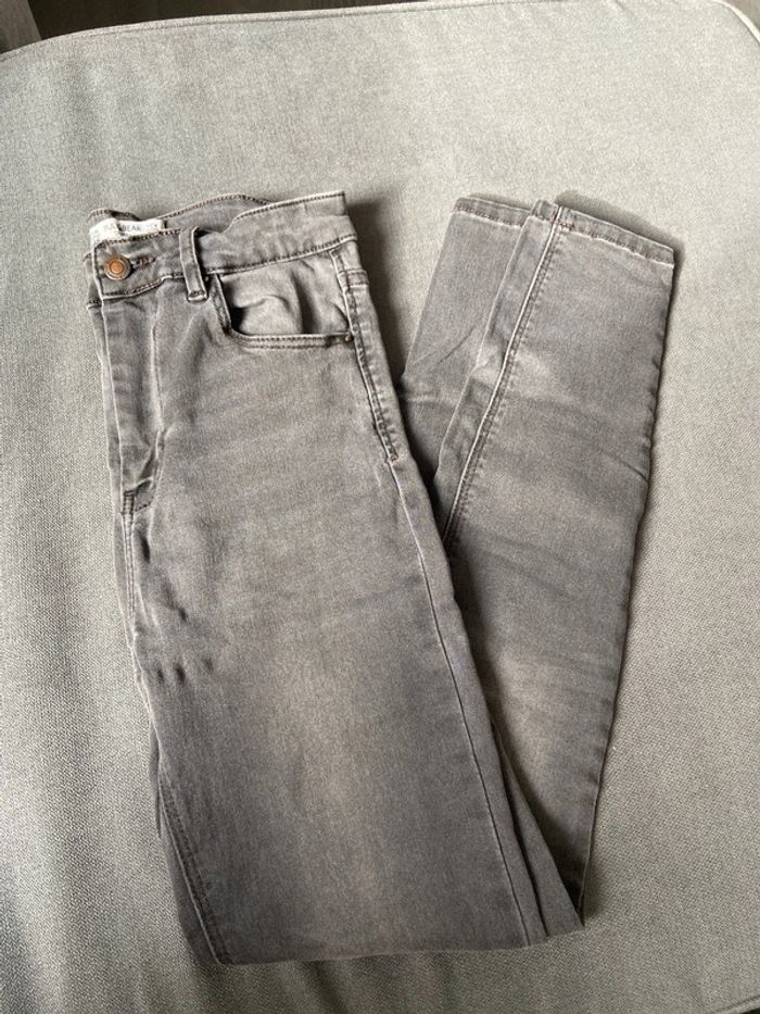 Jeans Pull & Bear gris - photo numéro 9