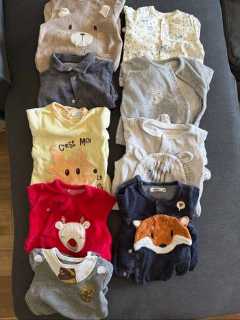 Lot de Pyjamas 1 mois