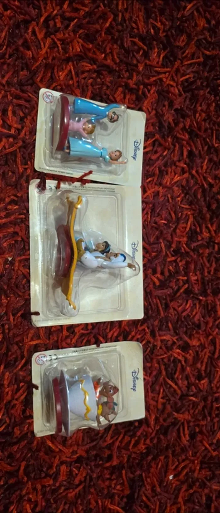 Lot de 3 figurines premium neuves audiocontes Magiques Altaya disney audio conte compte