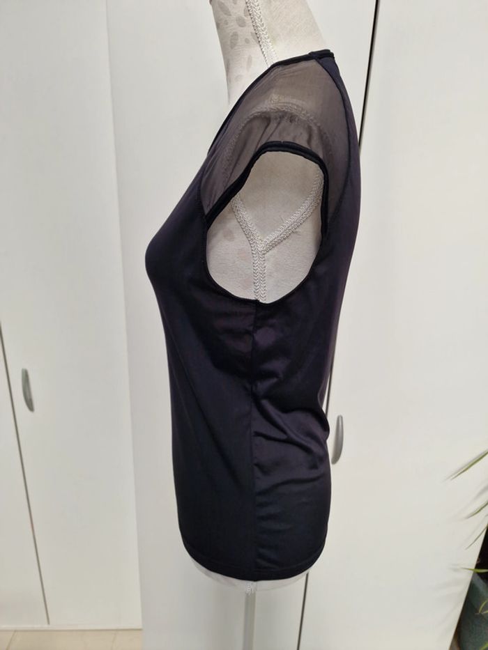 Debardeur Noir Epaules Transparentes Dim - photo numéro 3