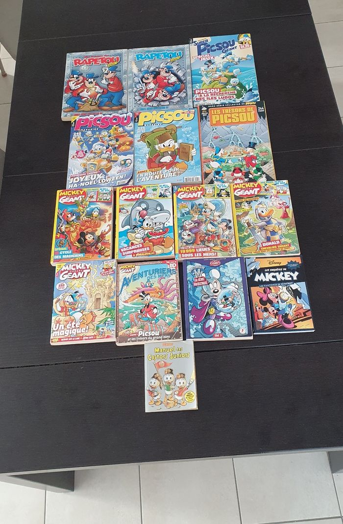 Lot de 15 Picsou, Mickey, Rapetou ... - photo numéro 2