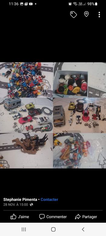 Maison playmobil avec playmobil,véhicules et annimaux et base agent secret