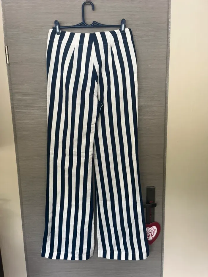 Pantalon rayé (entrejambe 85cm) - photo numéro 4