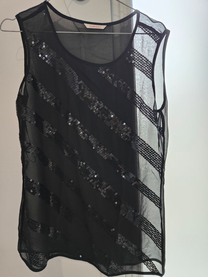 Débardeur pailleté