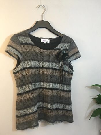 Pull En Angora doublé taille 38 (M)