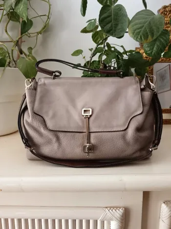 Sac à main Tod's cuir taupe