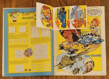 Ancien magazine super as avec cadeau autocollants n°39 1979 vintage