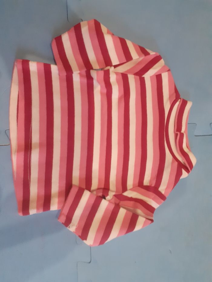 Tee-shirt + pantalon fille 3mois - photo numéro 2