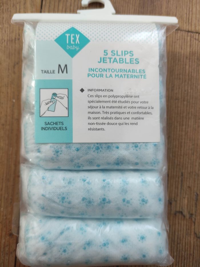 Slips jetables maternité