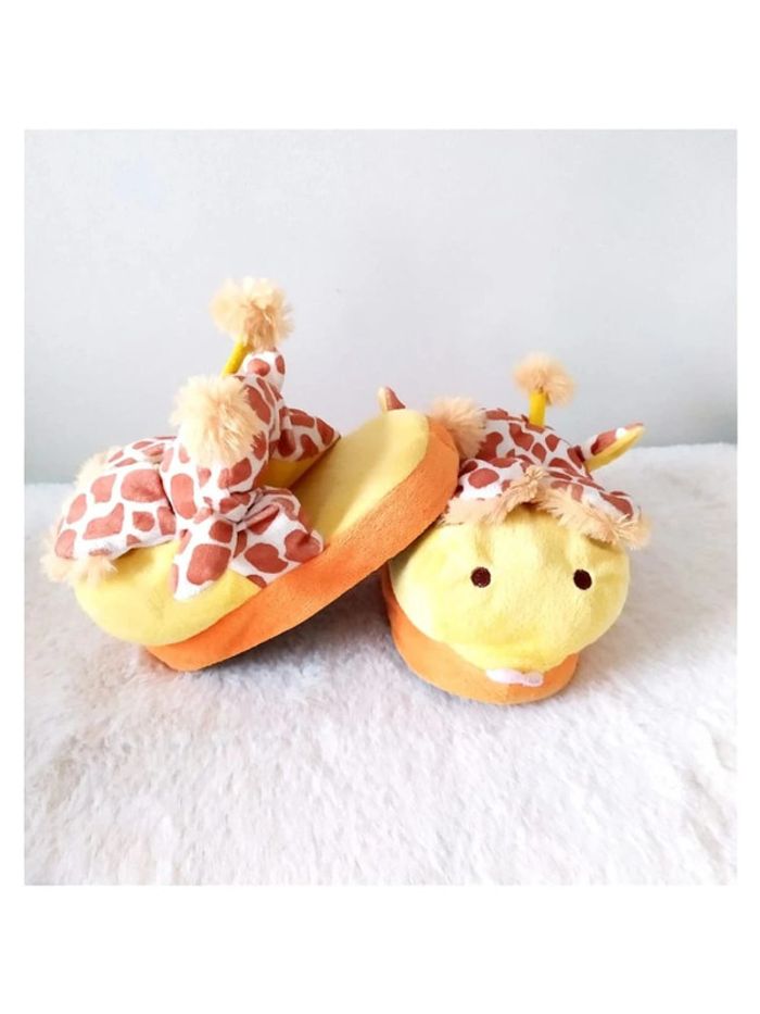 Chaussons pantoufles girafe pour enfant pointure 28-30