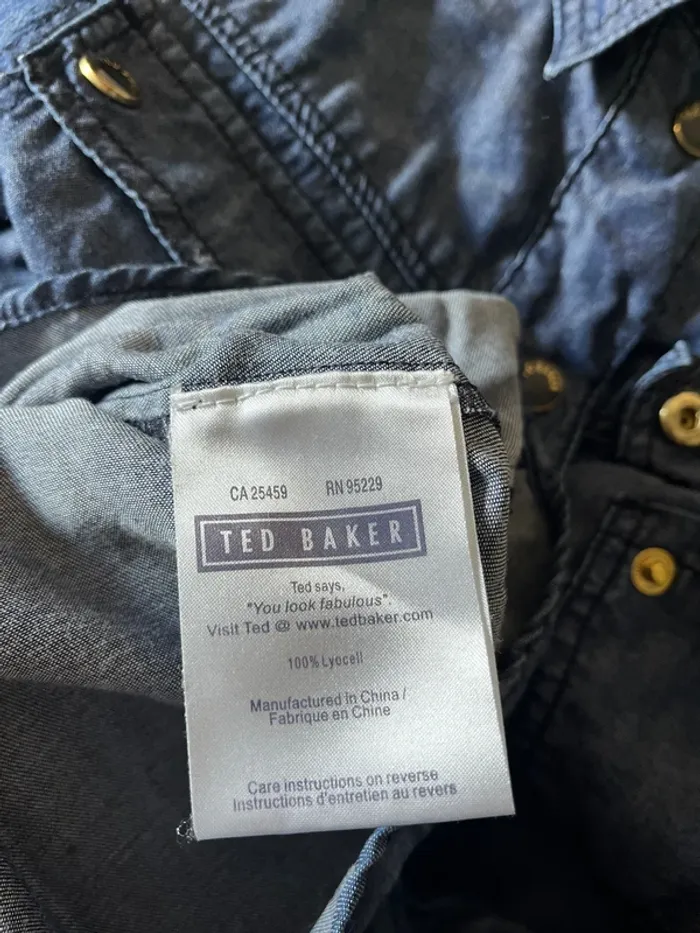 Robe Ted Baker effet Jean - photo numéro 4