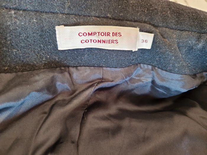Manteau court en laine comptoir des cordonniers T36 - photo numéro 6