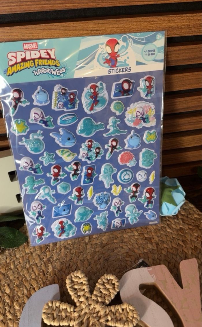 ✨ Lot de stickers Spidey et ses amis extraordinaires 🕷️💙 - photo numéro 4