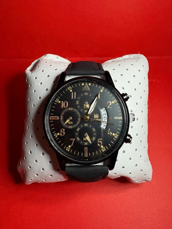 Montre À Quartz Classique Pour Homme avec date, bracelet personnalisable - photo numéro 3
