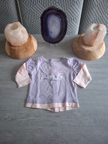 T-shirt manche longue 1 mois