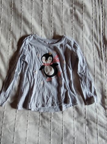 tee shirt manches longues de Noël 3 ans