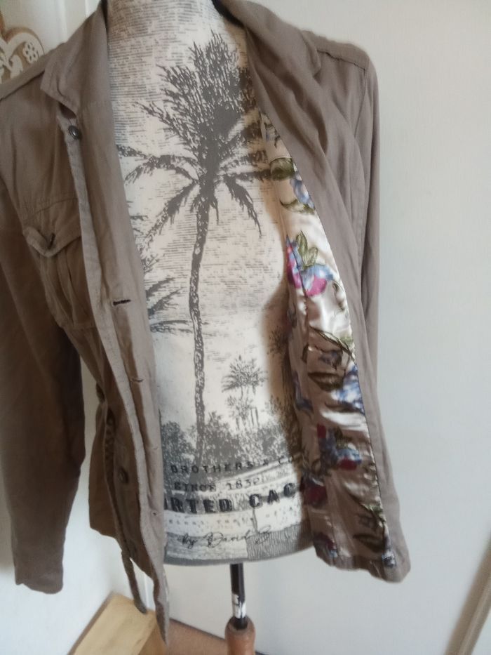 Veste blazer femme  légère DDP mi saison taille 38, beige