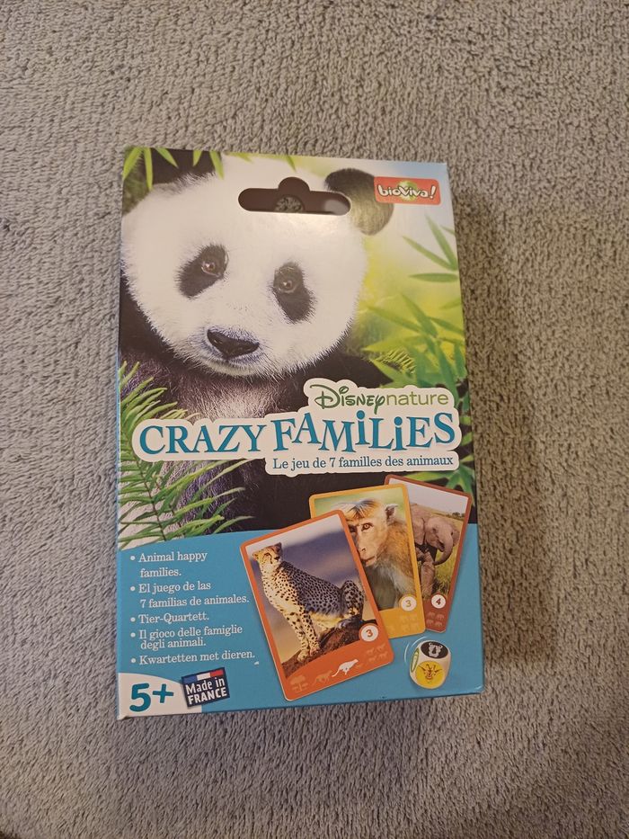 Jeu 7 familles des animaux Crazy Families - Bioviva