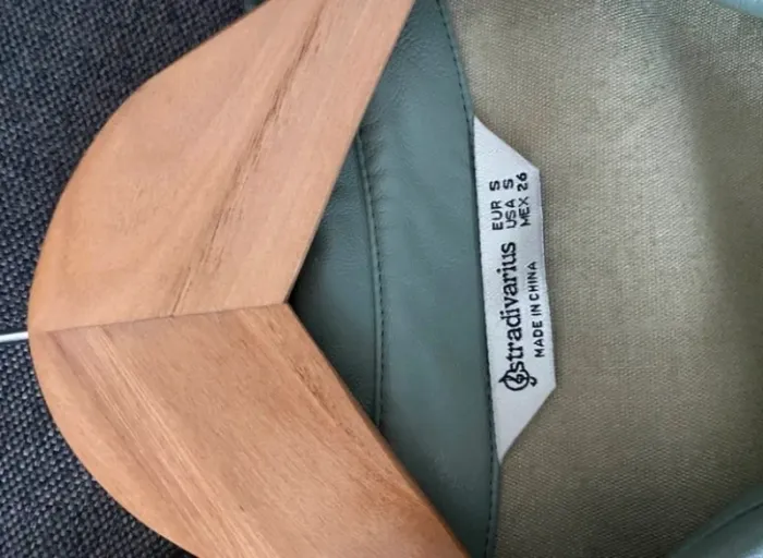 Veste ciré vert amande imperméable ceinture - photo numéro 3