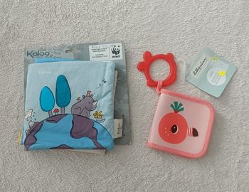 1 livre de bain lilliputiens et 1 livre kaloo en tissus