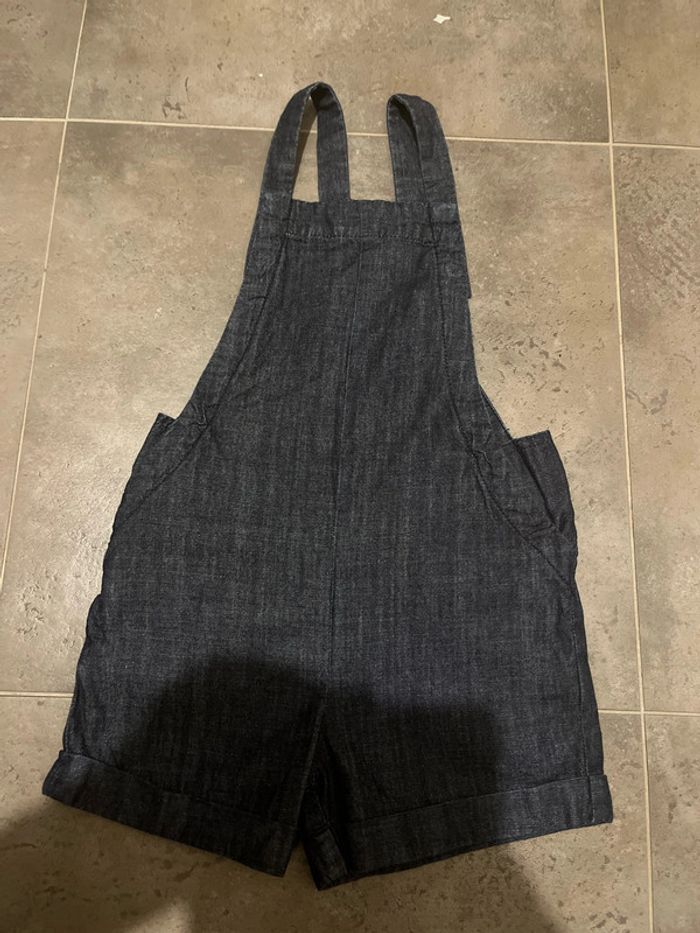 6 ans - DKNY salopette jeans souple brut - photo numéro 4