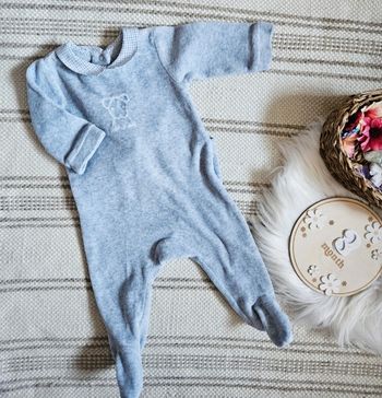 Pyjama col velours garçon 3 mois jacadi 
